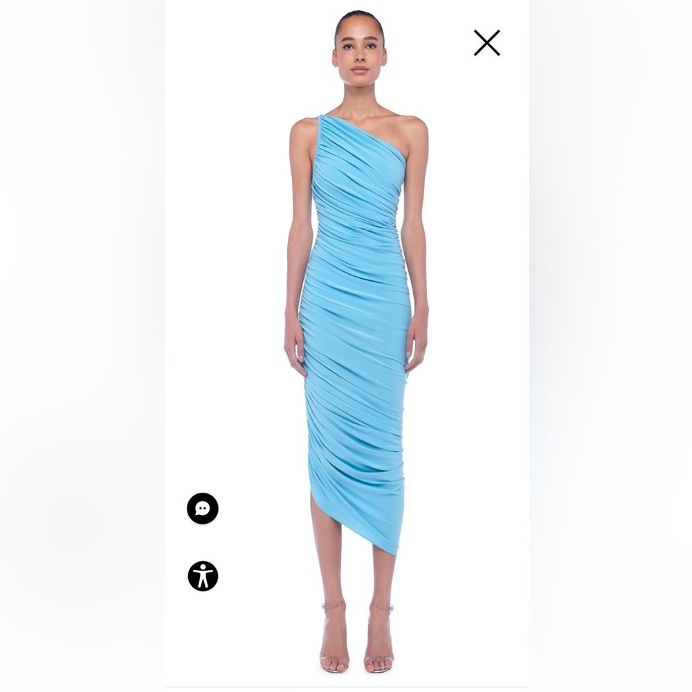 NWT Norma Kamali Powder Blue Diana Dress XL (retails $215)